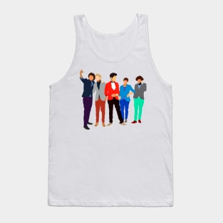 One Direction Art 2013 Shilloute Tank Top